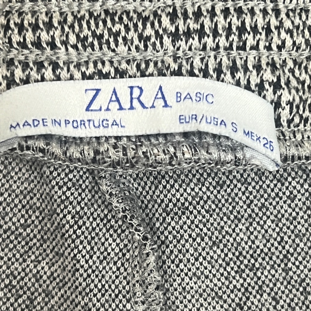 Zara Houndstooth Drawstring Pants - image 4